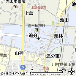 愛知県犬山市追分51-6周辺の地図