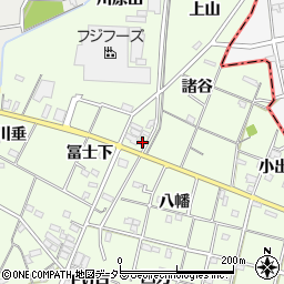 愛知県一宮市瀬部冨士下109周辺の地図