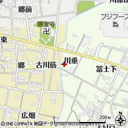 愛知県一宮市瀬部川垂56周辺の地図