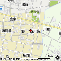 愛知県一宮市浅井町河端郷29周辺の地図