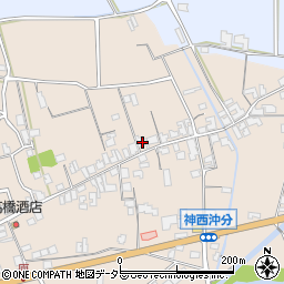 島根県出雲市神西沖町1997周辺の地図