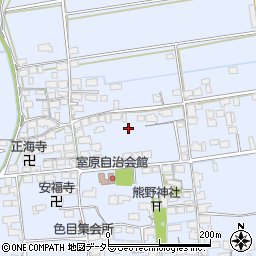 岐阜県養老郡養老町室原周辺の地図