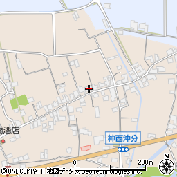 島根県出雲市神西沖町1998周辺の地図