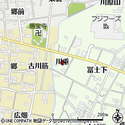 愛知県一宮市瀬部川垂周辺の地図