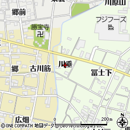 愛知県一宮市瀬部（川垂）周辺の地図