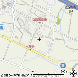 岐阜県大垣市上石津町牧田3010周辺の地図