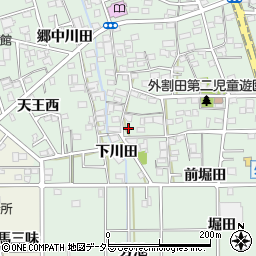 愛知県一宮市木曽川町外割田西郷中99周辺の地図