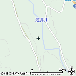 浅井川周辺の地図