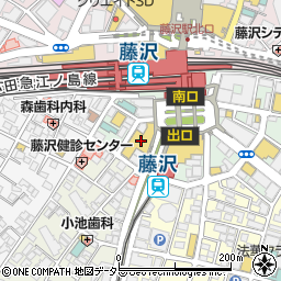 湘南藤沢オーパ周辺の地図