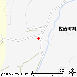 鳥取県鳥取市佐治町刈地328周辺の地図