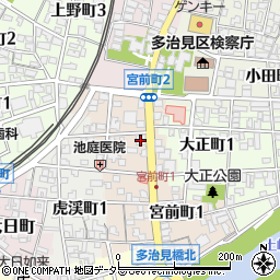 愛知銀行多治見支店 ＡＴＭ周辺の地図