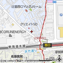 クリエイト薬局　辻堂駅西口店周辺の地図