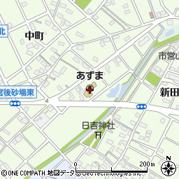 江南市役所　あずま保育園周辺の地図