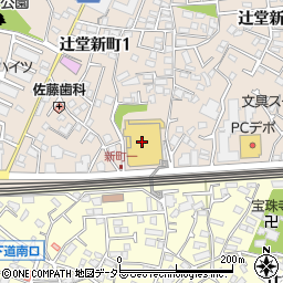 辻堂ショッピングデパート周辺の地図