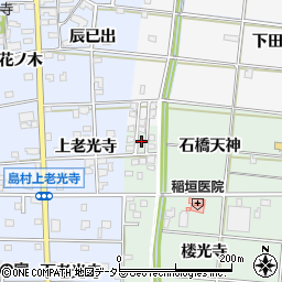 愛知県一宮市浅井町江森石橋天神7-5周辺の地図