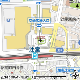 辻堂駅周辺の地図