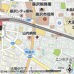 ヒノミ薬局　藤沢店周辺の地図