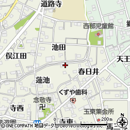 愛知県一宮市木曽川町玉ノ井蓮池94周辺の地図
