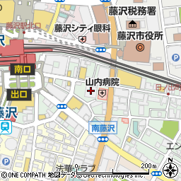 長沼静きもの学院　湘南藤沢校周辺の地図