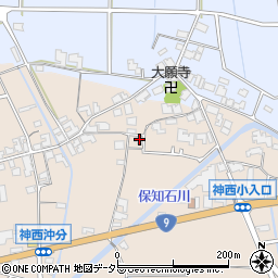 島根県出雲市神西沖町1721周辺の地図