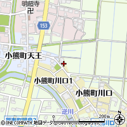 岐阜県羽島市小熊町川口13周辺の地図