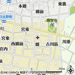 愛知県一宮市浅井町河端郷18周辺の地図