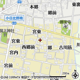 愛知県一宮市浅井町河端郷14周辺の地図