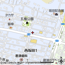 日本経済新聞販売所周辺の地図