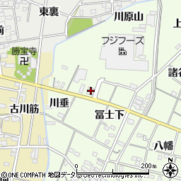 愛知県一宮市瀬部川垂13周辺の地図