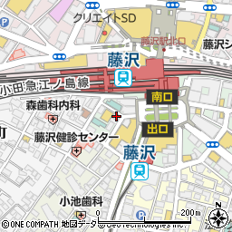 【鍋食べ放題　炭火焼鳥】個室居酒屋　鶏馬（けいま）　藤沢店周辺の地図