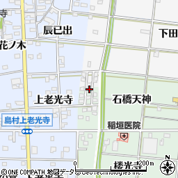 愛知県一宮市浅井町江森石橋天神5周辺の地図