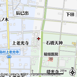 愛知県一宮市浅井町江森石橋天神10周辺の地図