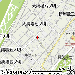 愛知県一宮市木曽川町玉ノ井大縄場七ノ切75周辺の地図