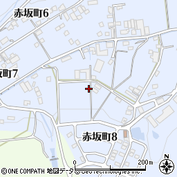 岐阜県多治見市赤坂町8丁目周辺の地図