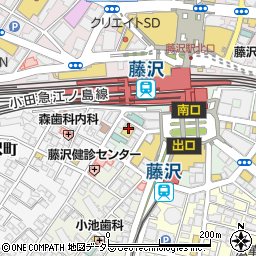 達磨家 藤沢店周辺の地図