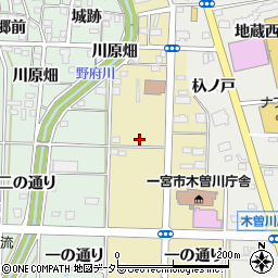 愛知県一宮市木曽川町内割田二の通り35周辺の地図