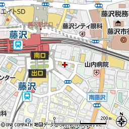 東建コーポレーション株式会社　ホームメイト・藤沢駅前店周辺の地図
