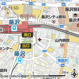 ケンタッキーフライドチキン藤沢南口店周辺の地図