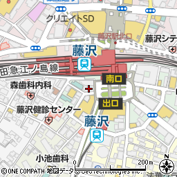 横浜銀行藤沢駅南口第二 ＡＴＭ周辺の地図
