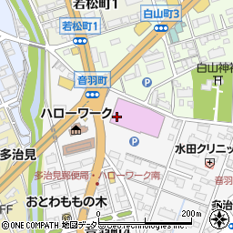 ファミリーマート多治見音羽町店周辺の地図