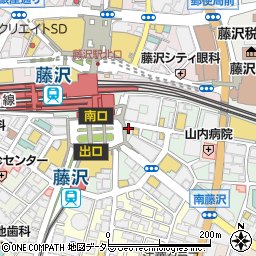 サブウェイ藤沢駅南口店周辺の地図