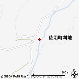 鳥取県鳥取市佐治町刈地262周辺の地図