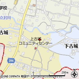 静岡県駿東郡小山町上古城周辺の地図