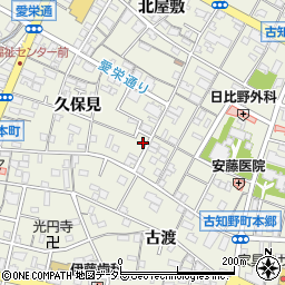 ペグ古知野店周辺の地図