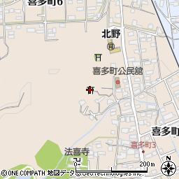 清照稲荷神社周辺の地図