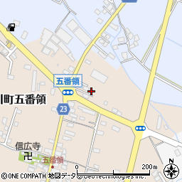 滋賀県高島市安曇川町五番領144-10周辺の地図