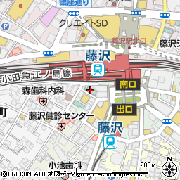 相鉄フレッサイン藤沢駅南口周辺の地図