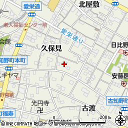 愛知県江南市古知野町久保見264周辺の地図