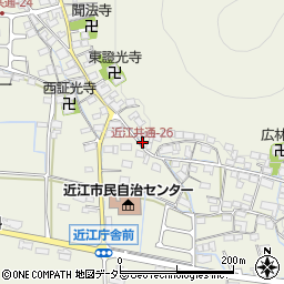 近江共通-26周辺の地図