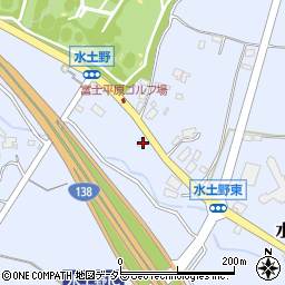 静岡県御殿場市水土野152周辺の地図